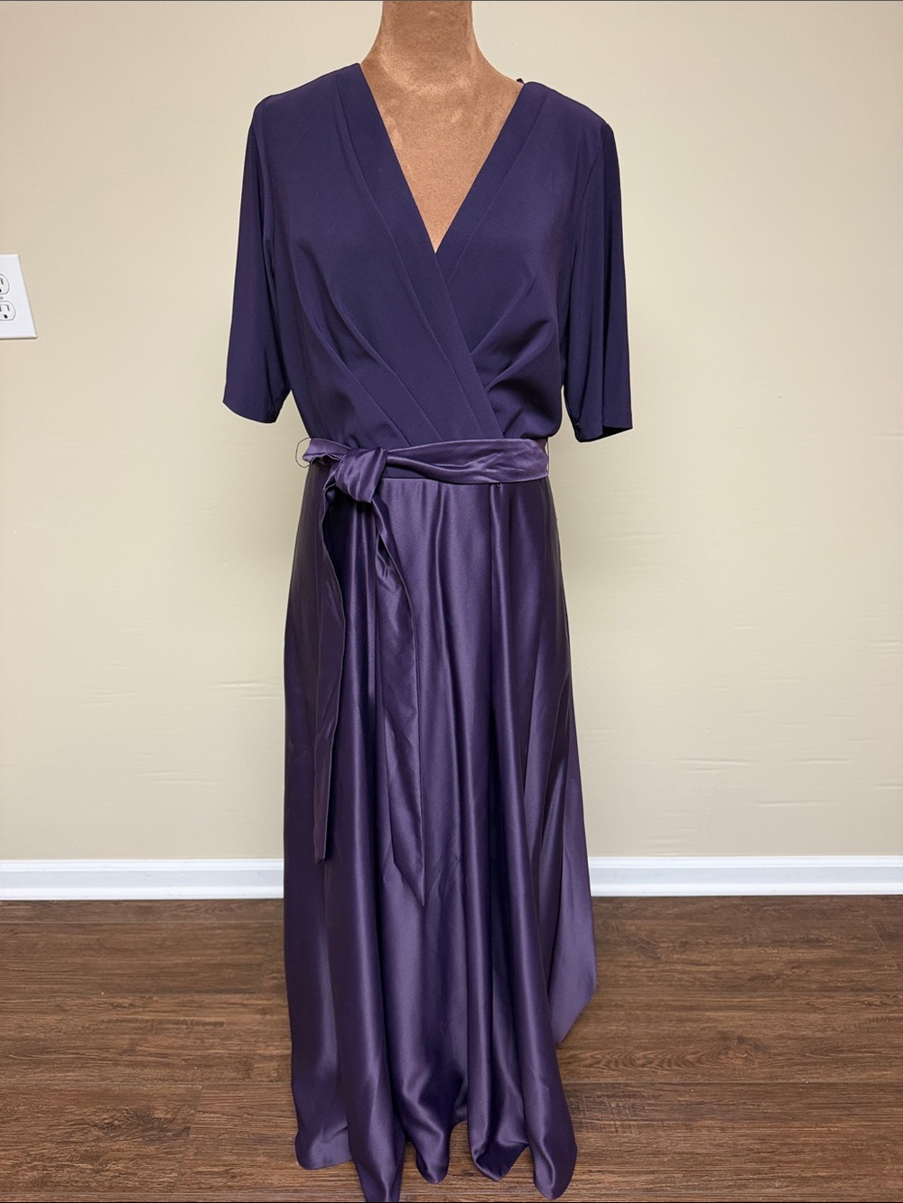 Alex Evenings Deep Purple Evening Gown